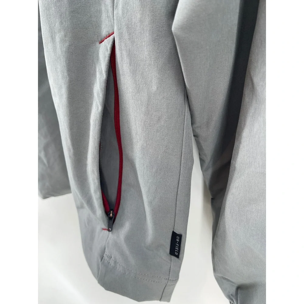Nike Washington State Cougars WSU On-Field Full Zip Jacket Grey Mens XS EUC
